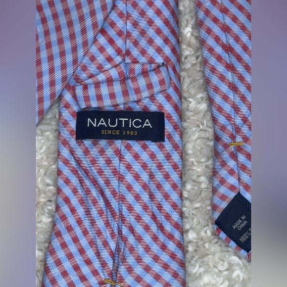 Nautica 100% Silk Neck Tie - Picture 4 of 7